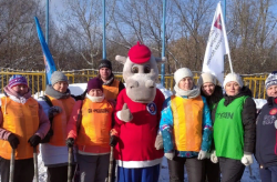 Команда педагогов приняла участие в зимнем фестивале «Городки для всех»