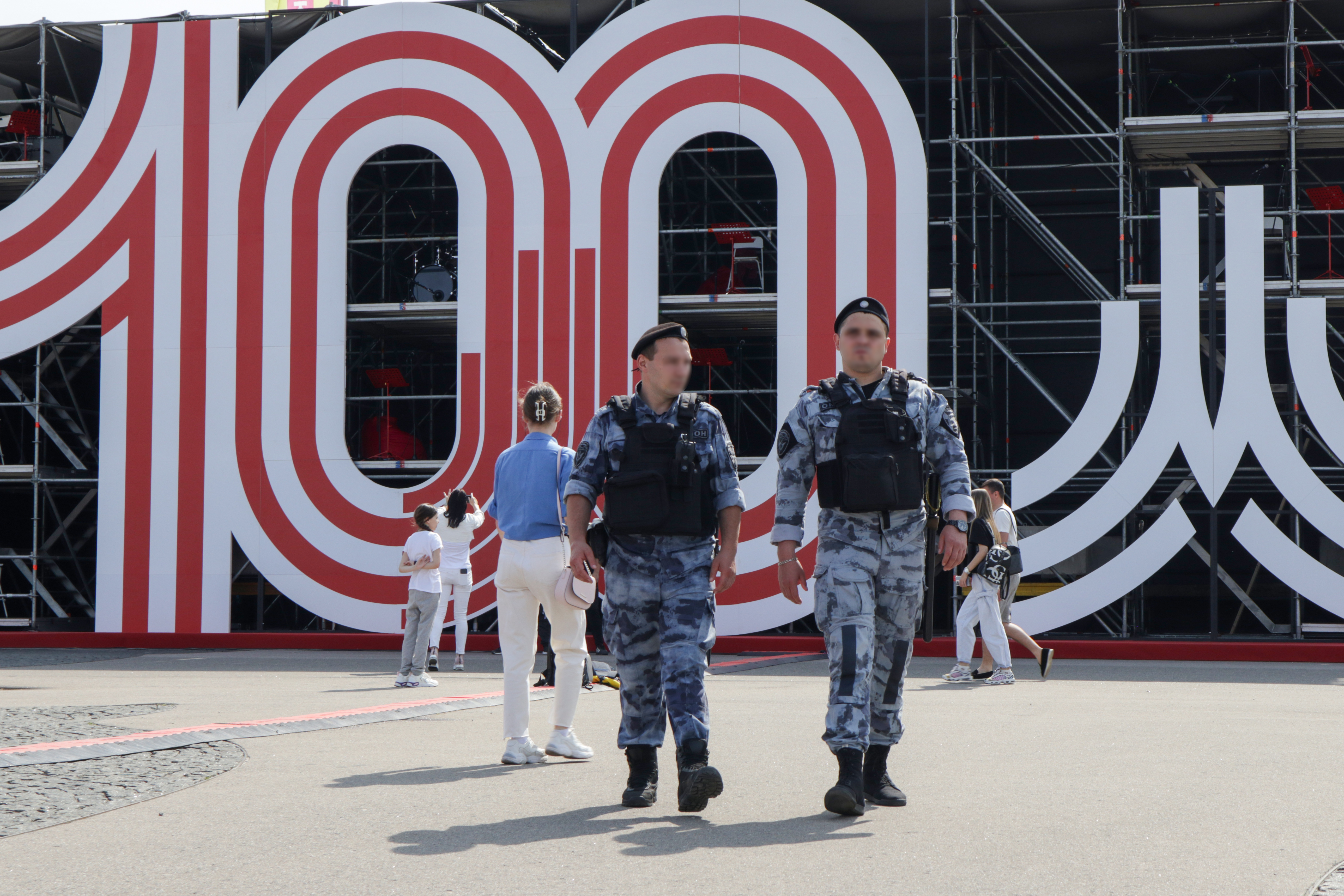 Безопасность празднования 100-летия Московского спорта обеспечила Росгвардия