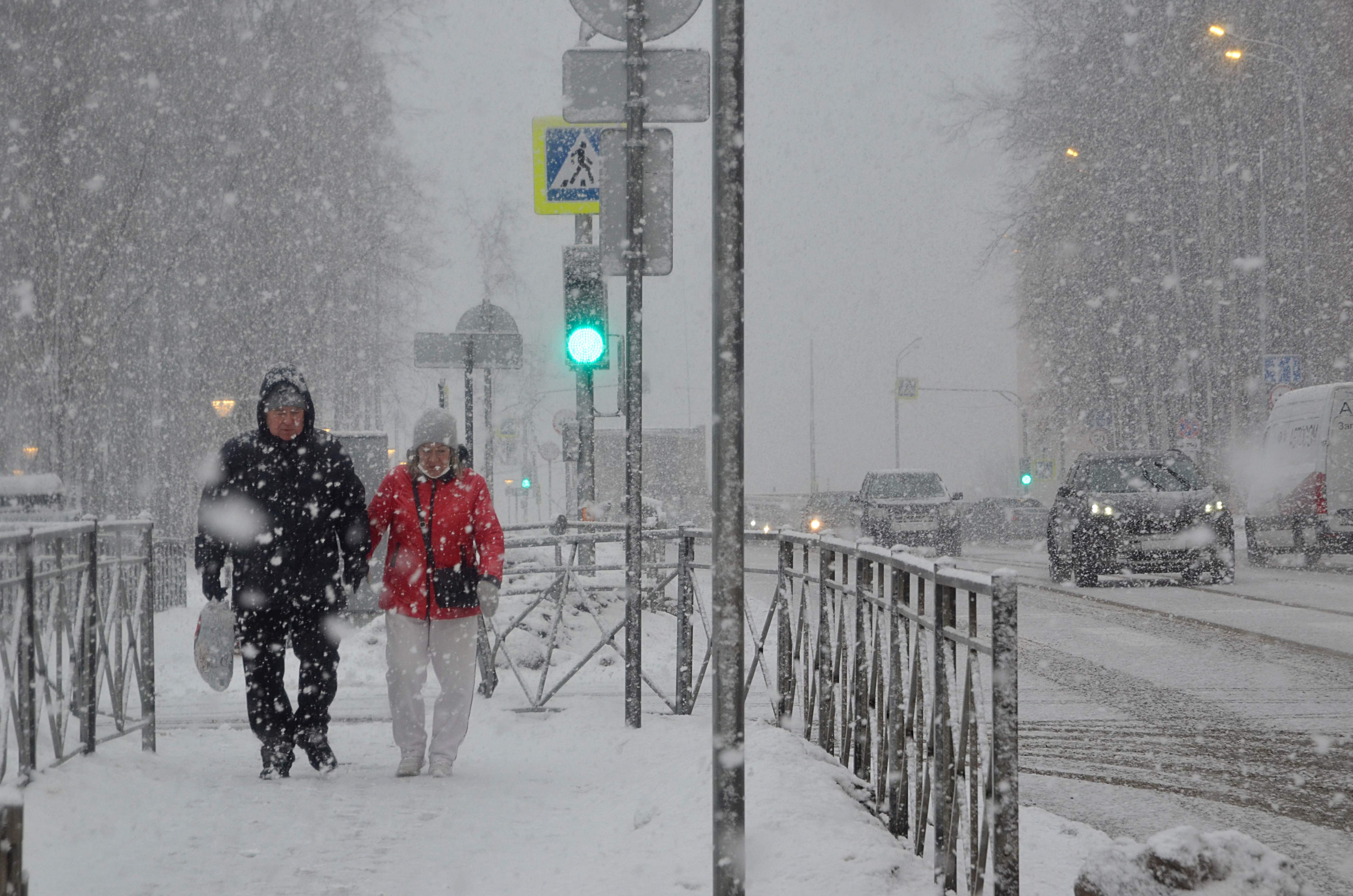 Погодные условия ухудшились в Москве