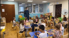 В дошкольном учреждении школы №2070 прошли обучающие мероприятия по пожарной безопасности