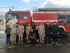 Московские огнеборцы провели экскурсию – «Держим курс на безопасность!»
